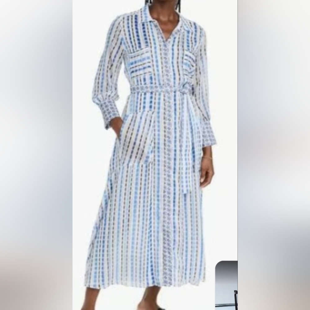 Misa Maxi dress sz S oversized button down shirt dress nwot retail $535